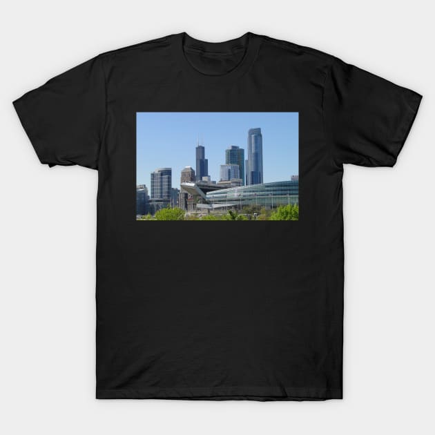 Soldier Field On The Edge T-Shirt by AH64D